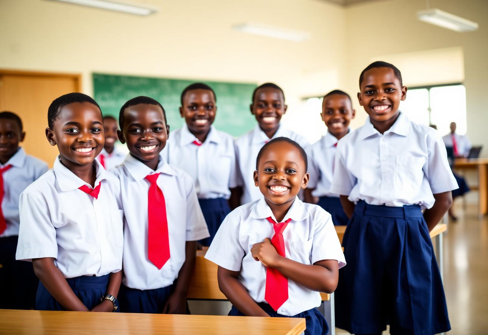 Students of Salem Ferguson Royal Academy